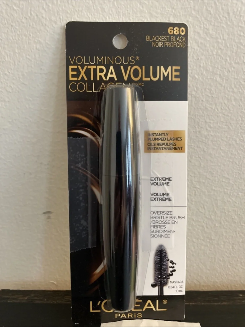 Loreal Voluminous Extra Volume Collagen Mascara # 680 Blackest Black